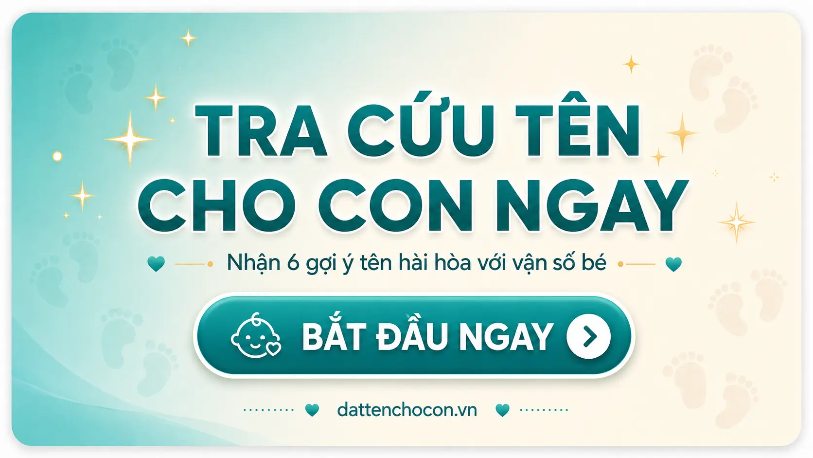 Tra cứu tên cho con miễn phí — 6 gợi ý dựa trên thần số học tại Dattenchocon.vn