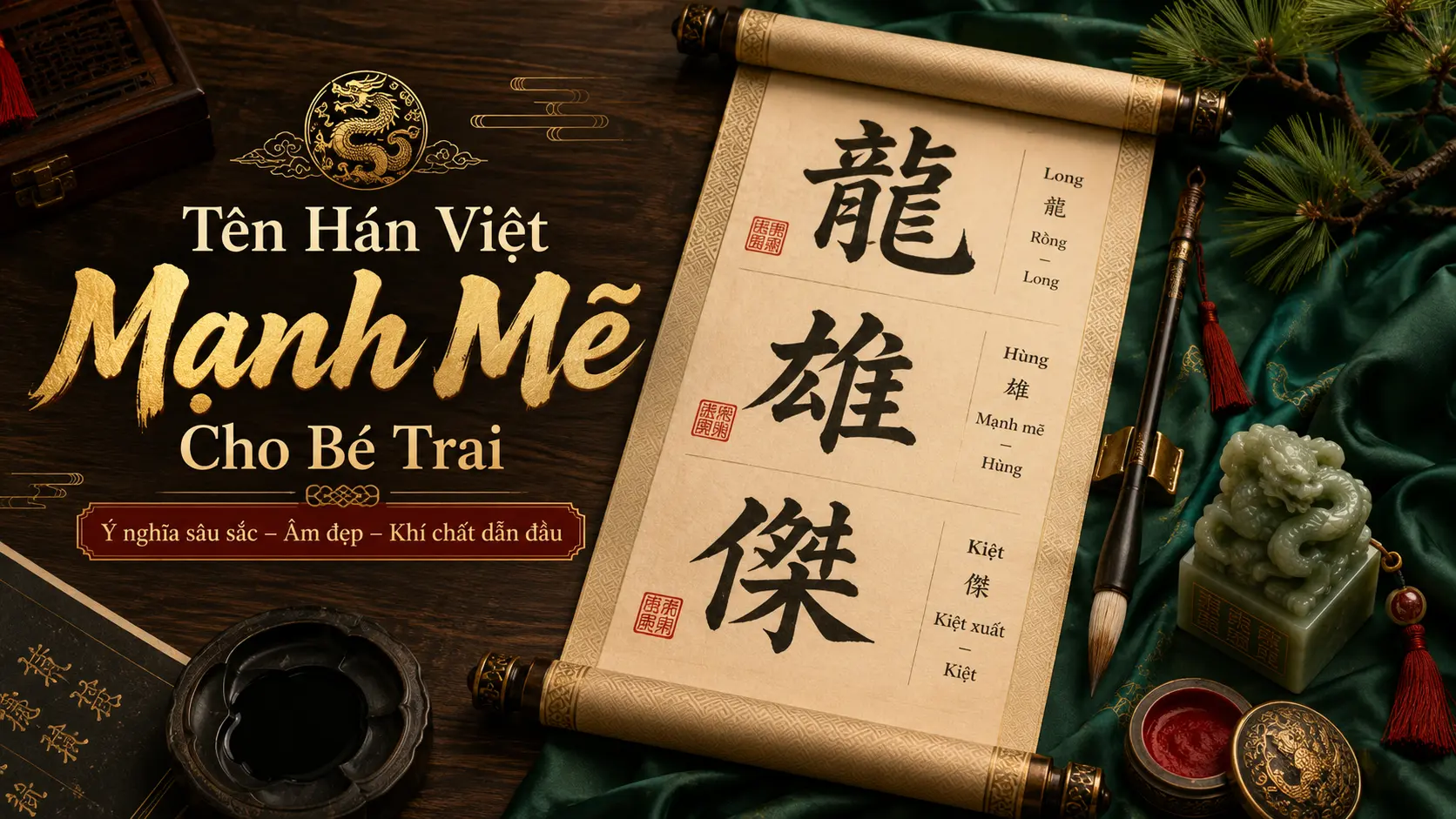 Tên Hán Việt mạnh mẽ cho bé trai