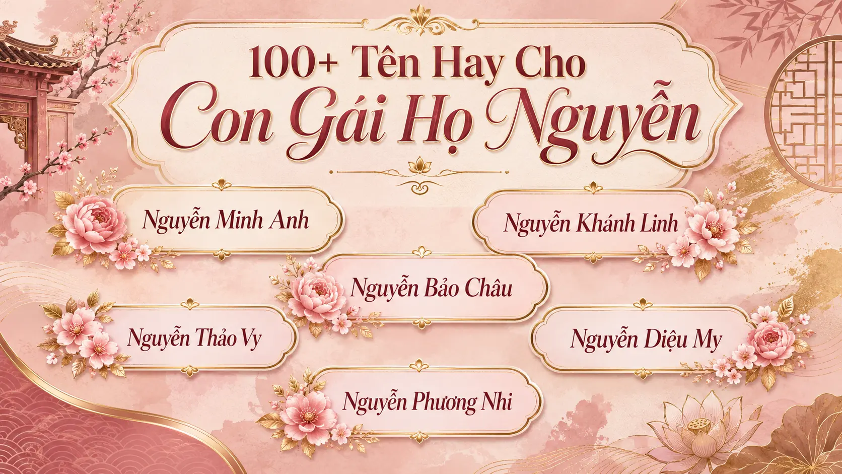 Tên hay cho con gái họ Nguyễn